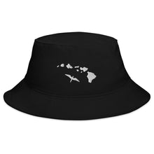 Load image into Gallery viewer, Islands 'IWA Bucket Hat (White Embroidery)