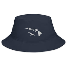 Load image into Gallery viewer, Islands 'IWA Bucket Hat (White Embroidery)