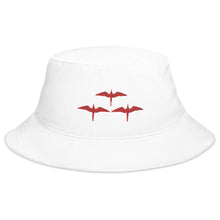 Load image into Gallery viewer, 'IWA Pūkolu Bucket Hat (Red Embroidery)
