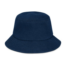 Load image into Gallery viewer, H-Flag Embroidered Denim Bucket Hat