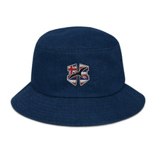 Load image into Gallery viewer, H-Flag Embroidered Denim Bucket Hat