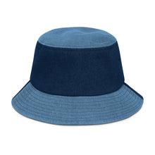 Load image into Gallery viewer, H-Flag Embroidered Denim Bucket Hat
