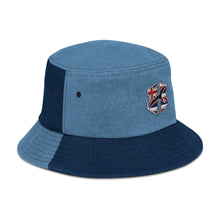 Load image into Gallery viewer, H-Flag Embroidered Denim Bucket Hat