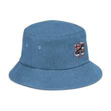 Load image into Gallery viewer, H-Flag Embroidered Denim Bucket Hat