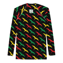 Load image into Gallery viewer, 'IWA Ho'āuna Kāne Rash Guard (Rasta)