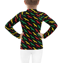 Load image into Gallery viewer, 'IWA Ho'āuna Keiki Rash Guard (Rasta)
