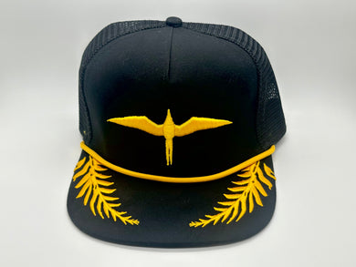 Captain Hale'IWA Snapback (Yellow Embroidery)