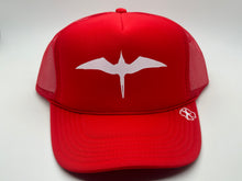 Load image into Gallery viewer, &#39;IWA Bird Trucker (Red+White Bird)