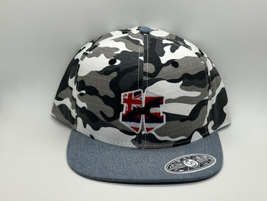 Iconic 'IWA HAE HAWAI'I Snow Camo Snapback