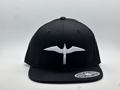 'IWA Snapback Black (White Embroidery)