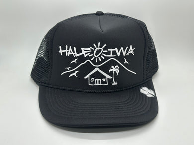 Haleiwa Trucker (Black)
