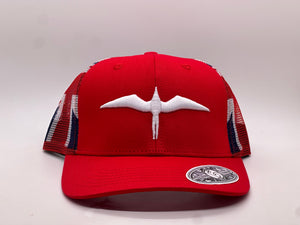 'IWA Red Hae Hawai'i Snapback (White Embroidery)