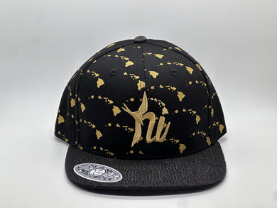 Hi Isles Gold Isles Snapback (Gold Embroidery)