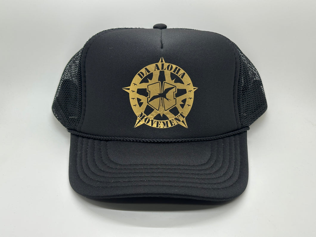 Da Aloha MVMT Badge Trucker (Gold)