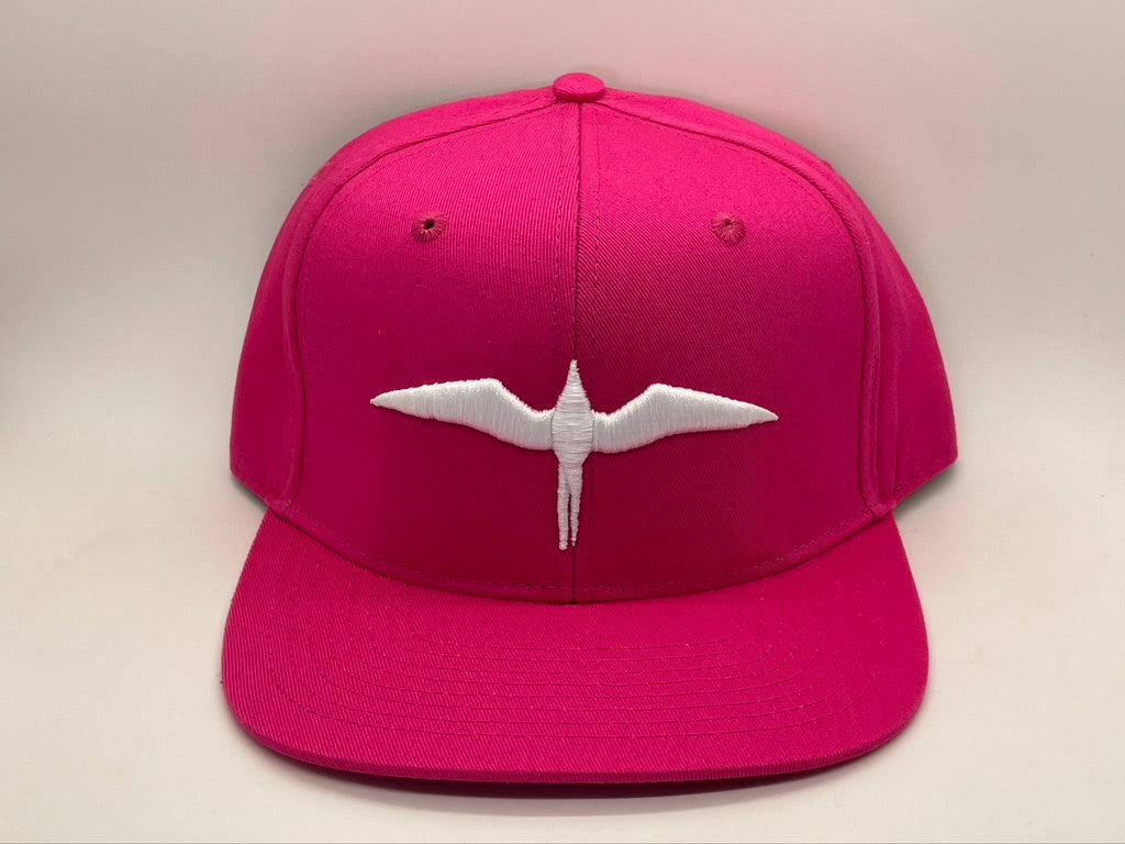 'IWA Hot Pink Snapback (White Embroidery)