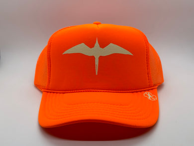 'IWA Bird Trucker (Neon Orange+White Bird)