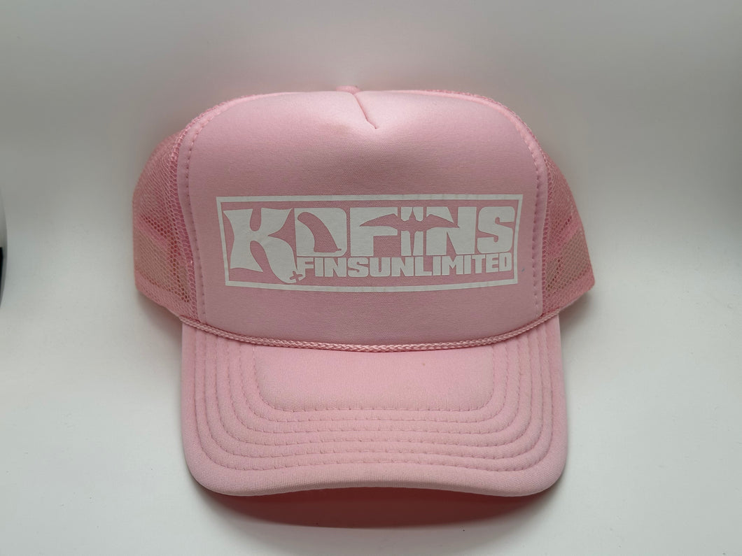 KD Fins x FinsUnlimited Trucker (Lt Pink)