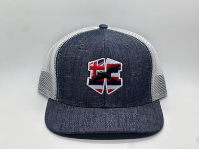 Iconic 'IWA HAE HAWAI'I Denim Snapback