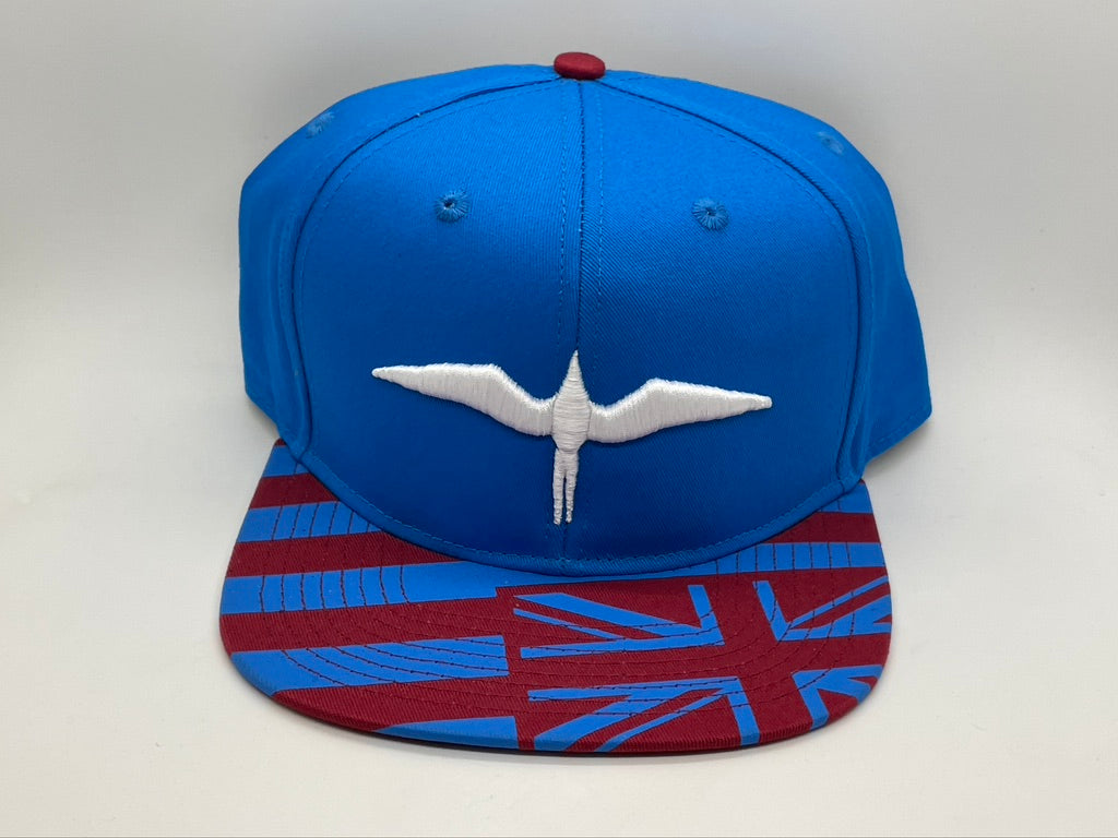 'IWA Hae Hawai'i Blue/Red Snapback (White Embroidery)