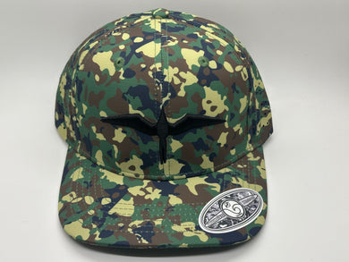 'IWA Isles Camo Waterman Mesh Snapback (White Embroidery)