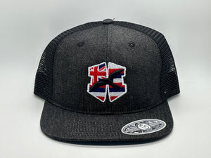 Iconic 'IWA HAE HAWAI'I Black Denim Snapback