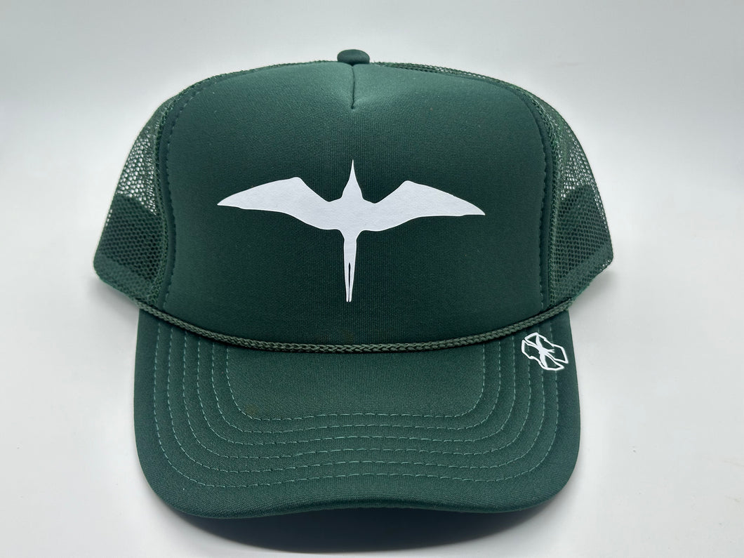 'IWA Bird Trucker (Forest Green+White Bird)