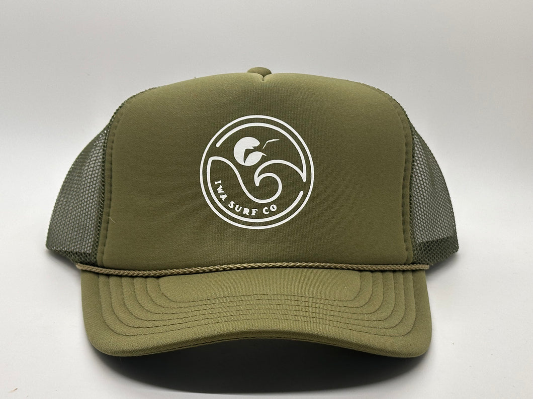 'IWA Surf Co. Trucker (Olive)