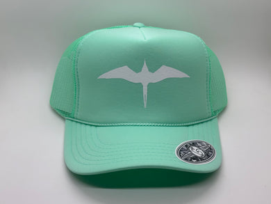 'IWA Bird Trucker (Mint+White Bird)