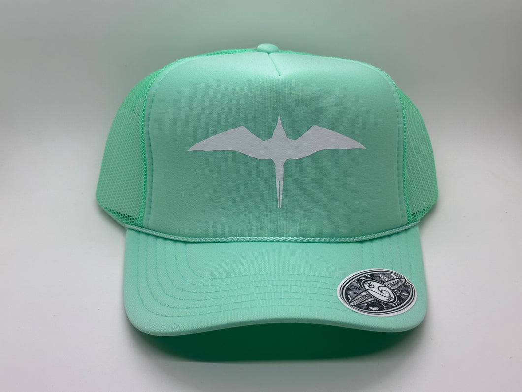'IWA Bird Trucker (Mint+White Bird)