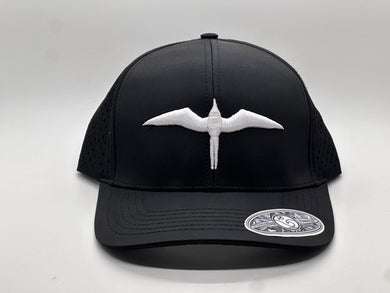 'IWA Black Waterman Mesh Snapback (White Embroidery)