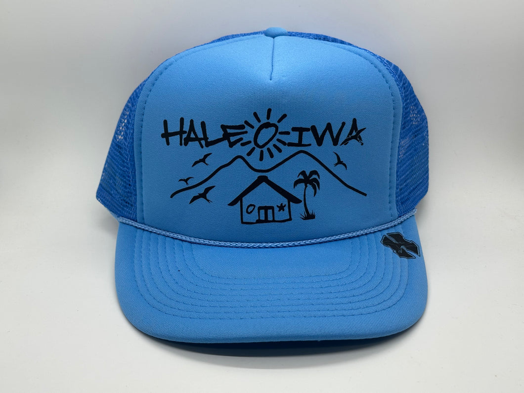 Haleiwa Trucker (Light Blue)