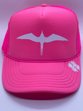 'IWA Bird Trucker (HotPink+White Bird)