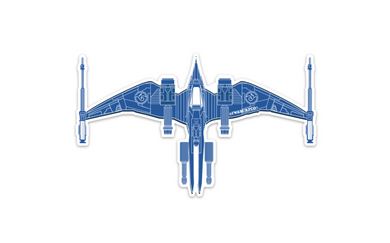 'IWA X-Wing Fighter 6
