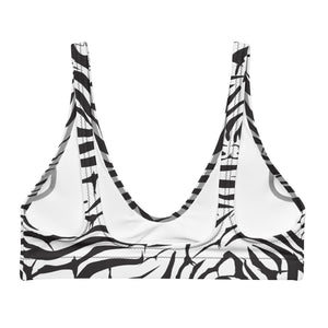 'IWA Zebra Bikini Top
