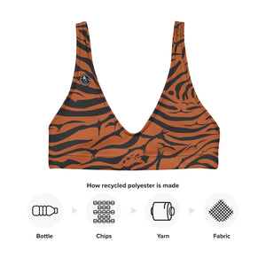 'IWA Zebra Bikini Top (Tiger)