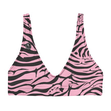 Load image into Gallery viewer, &#39;IWA Zebra Bikini Top (Rosè)