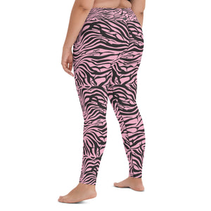 'IWA Zebra Wāhine Leggings (Rosé)