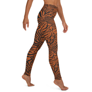 'IWA Zebra Wāhine Leggings (Tiger)