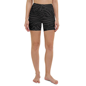 'IWA Zebra Shorties (All Black)