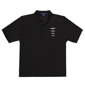 'IWA Hā Polo Tee (White Embroidery)