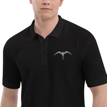 Load image into Gallery viewer, &#39;IWA &#39;Ākau Kane Polo Tee (Gray Embroidery)