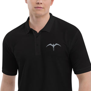 'IWA 'Ākau Kane Polo Tee (Gray Embroidery)