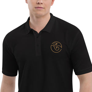 'IWA Surf Co. Polo Tee (Gold Embroidery)