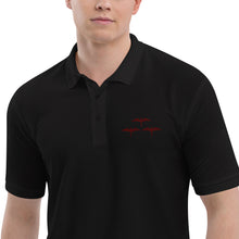 Load image into Gallery viewer, &#39;IWA Kolu Polo Tee (Red Embroidery)