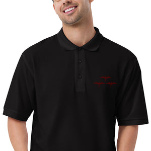 'IWA Kolu Polo Tee (Red Embroidery)