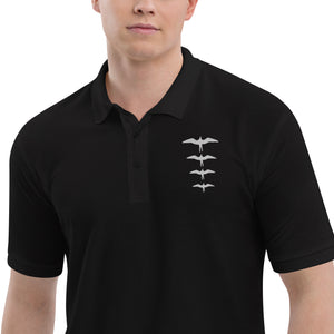 'IWA Hā Polo Tee (White Embroidery)