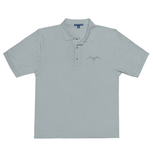 'IWA 'Ākau Kane Polo Tee (Gray Embroidery)