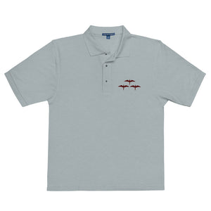 'IWA Kolu Polo Tee (Red Embroidery)