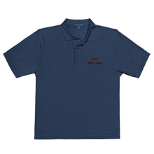 Load image into Gallery viewer, &#39;IWA Kolu Polo Tee (Red Embroidery)