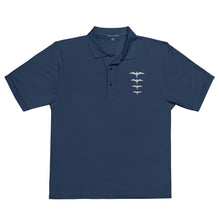 Load image into Gallery viewer, &#39;IWA Hā Polo Tee (White Embroidery)